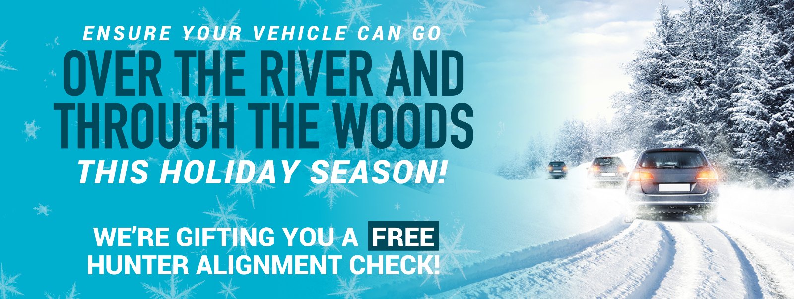 Free Hunter Alignment Check at Car Tender